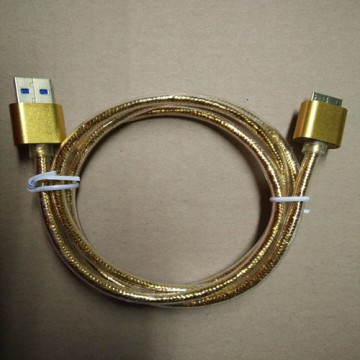 USB 3.0 A TO MICRO組裝式金色