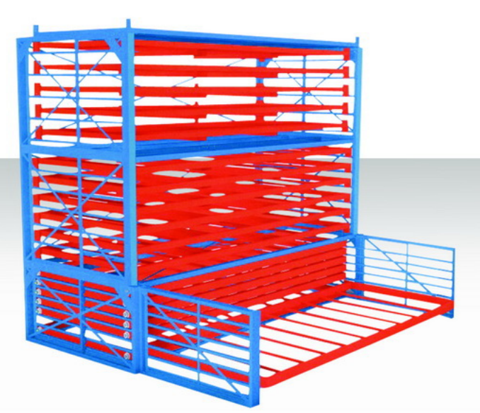 抽屜式放板材貨架 節省空間 保護板材劃傷 快速存取